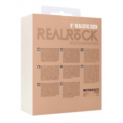 Real Rock Gode réaliste Realistic Cock Realrock 6" - 11 x 3.3cm
